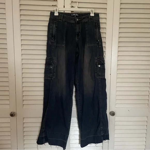 IAMGIA Harlin Demin Cargo Pants - Picture 2 of 6